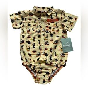 Magellan Outdoors Infant Laguna Madre Halloween trick-or-treat Romper 12-18M New
